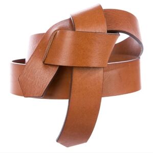 LEATHER Knotted Leather Belt SIZE LARGE NEW